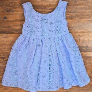 Special Editions Dress 18 Months Baby Girl Lavender Lined Lace Sleeveless Bow